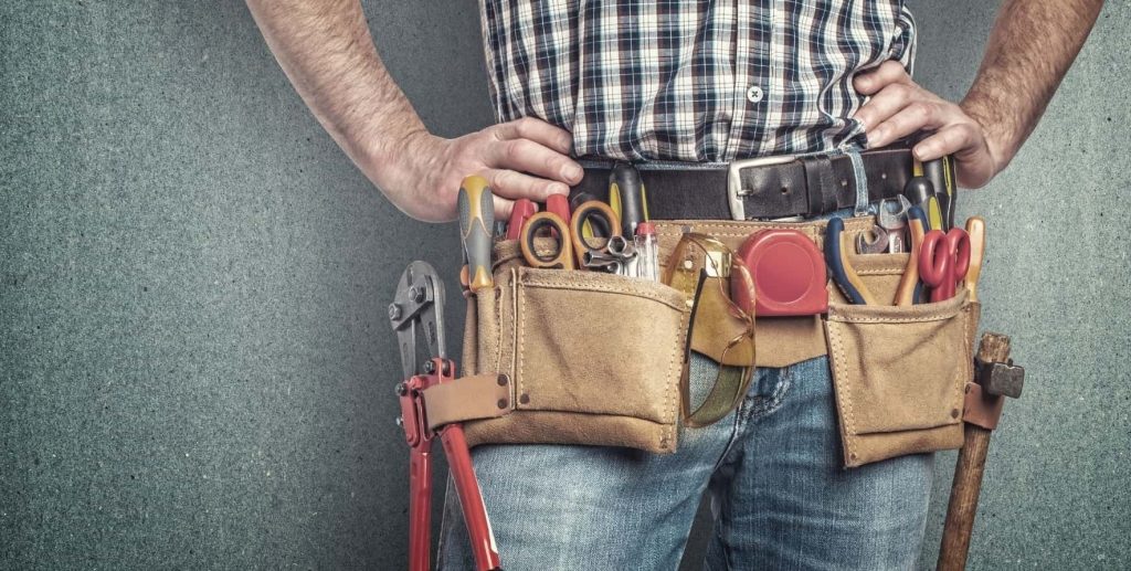 handyman with lots of tools at townsville handyman